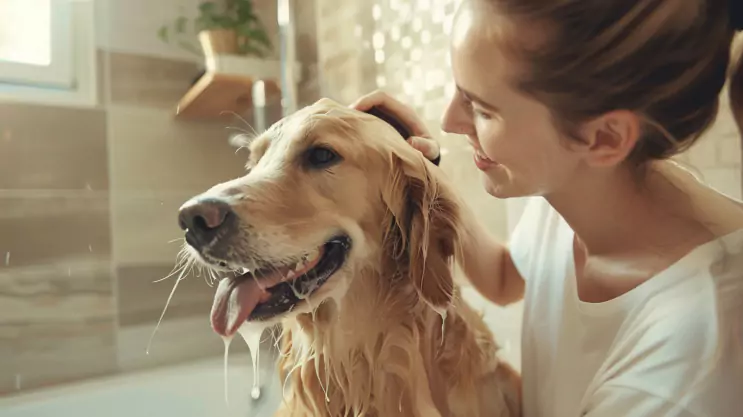 golden retriever pielęgnacja sierści