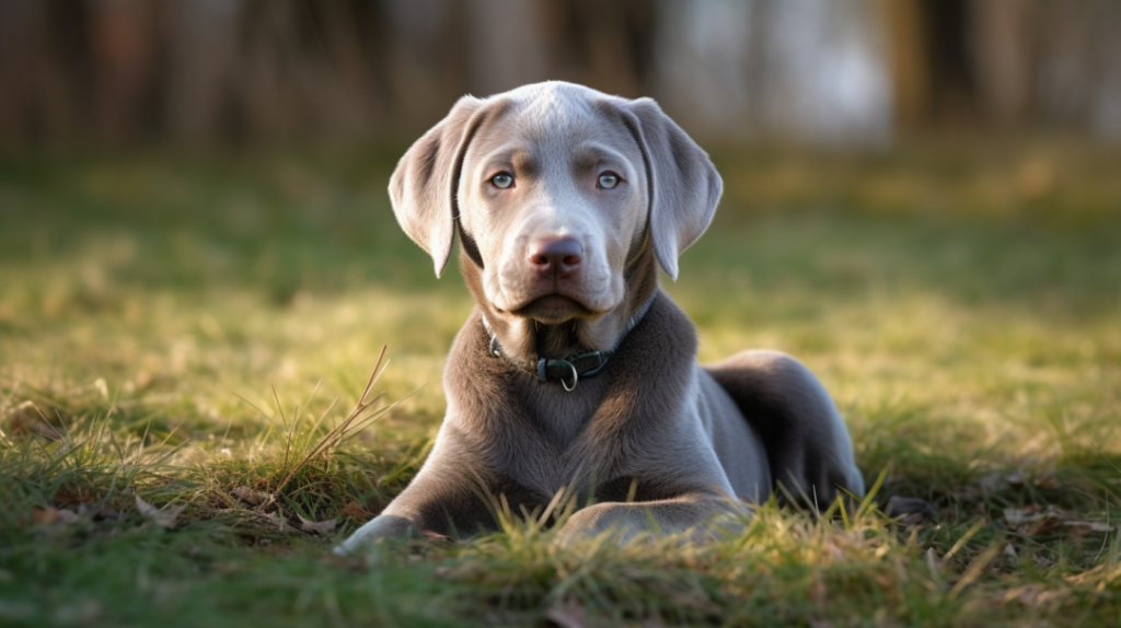 srebrny labrador