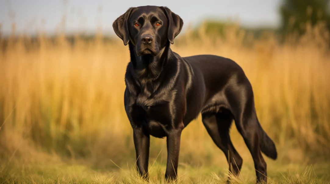 czarny labrador amerykański