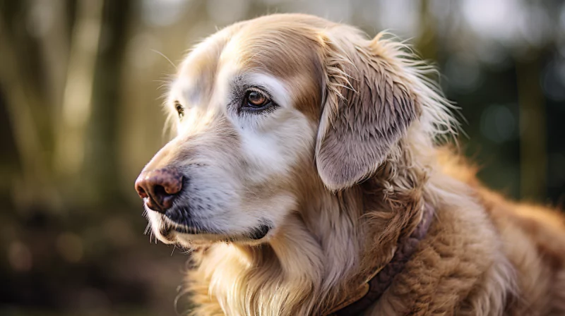 stary golden retriever