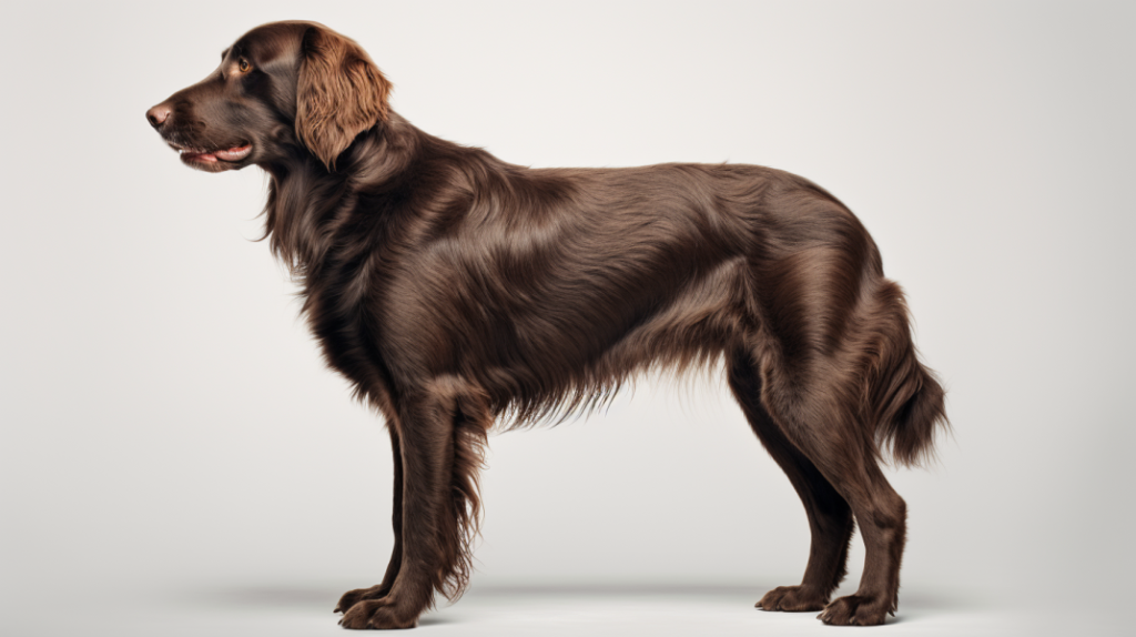 wątrobiany Flat coated retriever