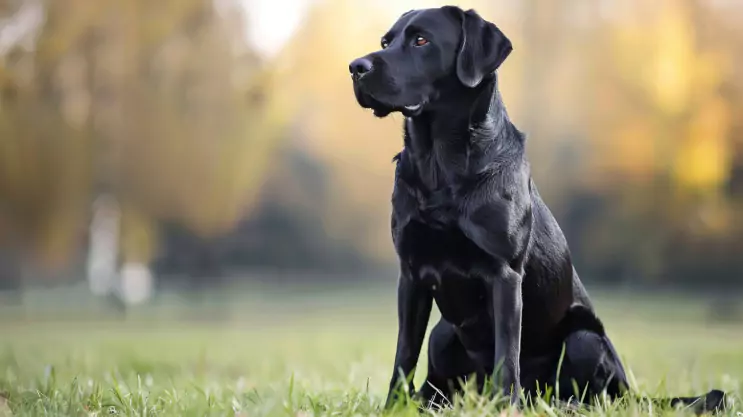 czarny labrador retriever