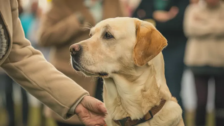 labrador retriever na pokazach