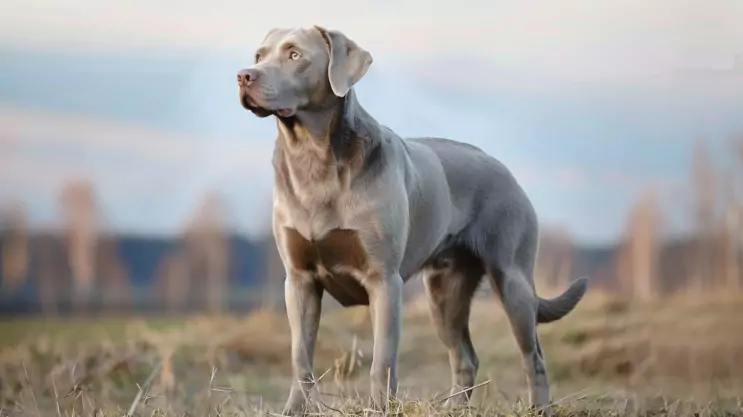 srebrny labrador