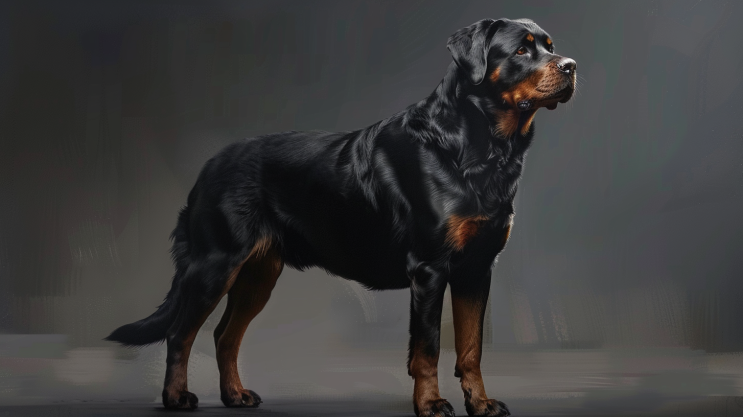 rottweiler pies stróżujący