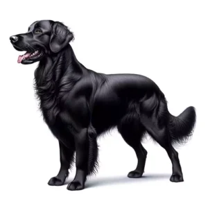 Flat coated retriever - jak wygląda