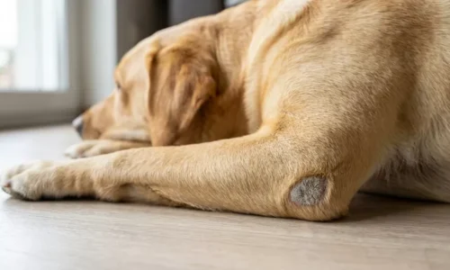 modzele u labradorów