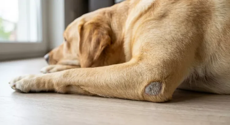 modzele u labradorów