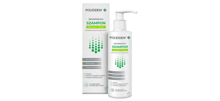 szampon poliderm na świąd dla retrieverow