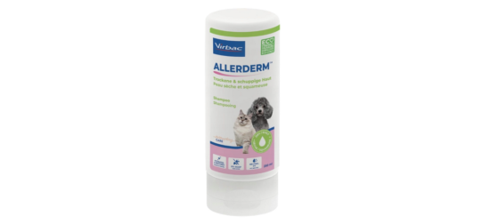 Szampon dla retrievera na suchą skórę: Allerderm